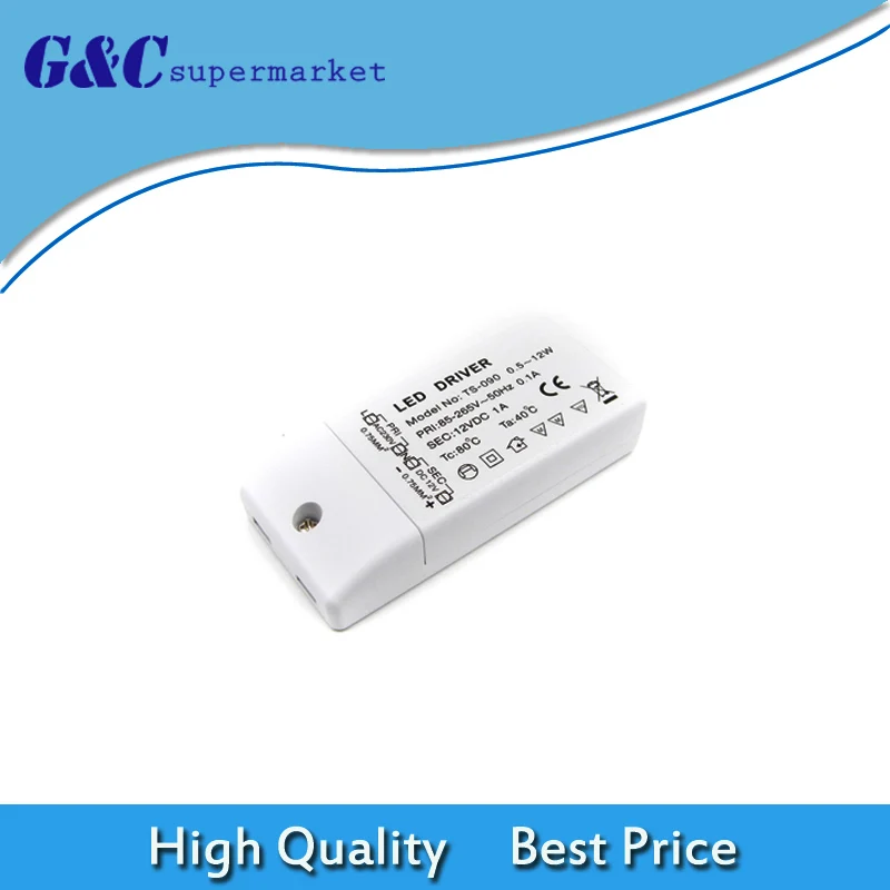 

Драйвер для адаптера питания, трансформатор 12 Вт 220 В-240 В для MR16 / MR11 12 В