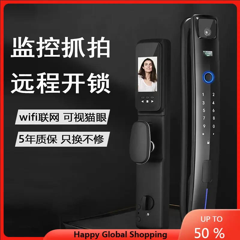 

Xiaomi Tuya Fingerprint Lock Home Security Door Electronic Lock Smart Code Lock Apartment Rental Room Lock Universal Smart Lock