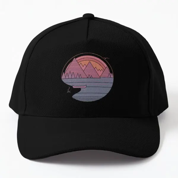 

The Mountains Are Calling Baseball Cap Hat Casual Hip Hop Mens Women Solid Color Bonnet Fish Summer Black Snapback Boys Sun