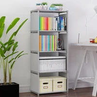 5 layer bookshelf storage rack magazine bookcase display shelves storage unit organizer debris rack home furniture
