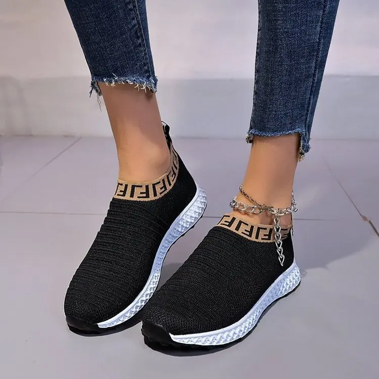 

Женские прогулочные туфли, нескользящие легкие сетчатые дышащие кроссовки для бега, спортивная обувь для женщин