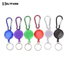 Многофункциональная многоцветная Вьюрка для бейджа выдвижной брелок Recoil Yoyo Ski Pass ID держатель для карт брелок для ключей стальной шнур