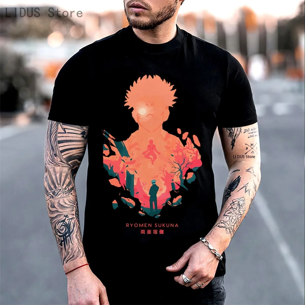 

Cool Sukuna Territory Jujutsu Kaisen T shirt Harajuku Short Sleeve T-shirt Graphics Tshirt Brands Tee Top