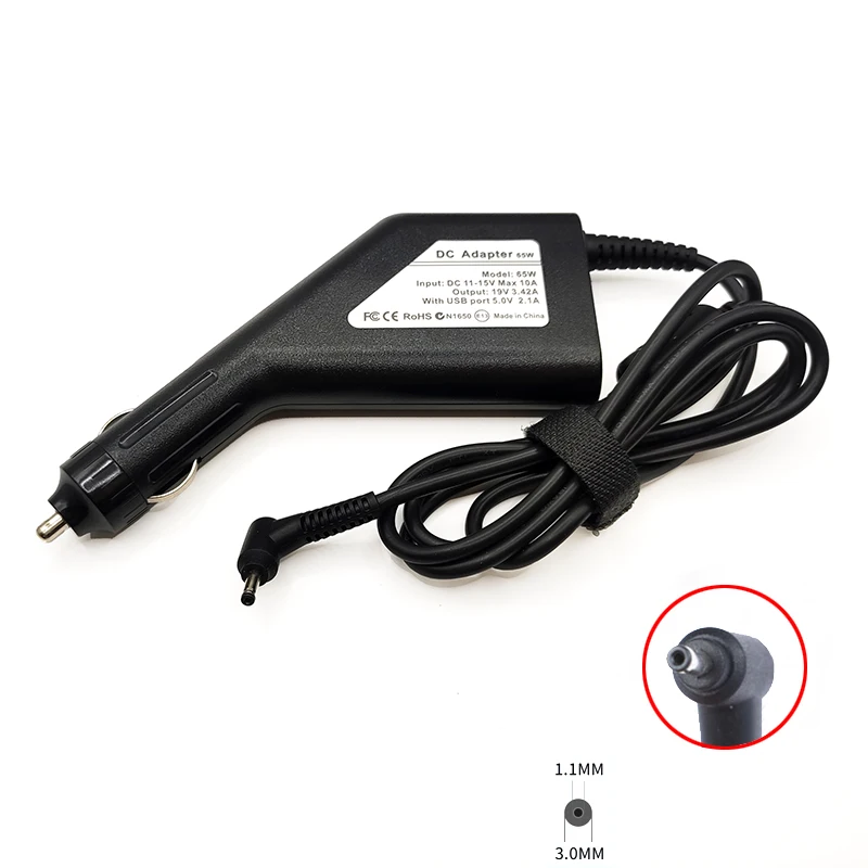 19V 3,42 A 65W DC Auto Ladegerät Laptop Power Adapter für Acer Spin 3 SP315-51 Spin 5 SP513-51 SF514-51 Swift 1 SF114-31 Swift 3