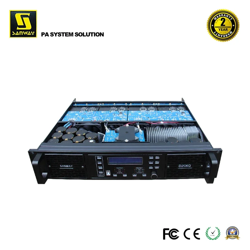 D20KQ FP20000Q Sanway 4-канальный усилитель мощности DSP Professional