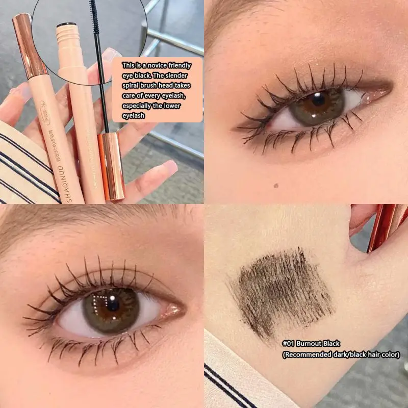 

Eyes Mascara Lengthening Lash Eyelash Extension Eye Lashes Brush Beauty Makeup Long-wearing Black Brown Color Mascara Comestics