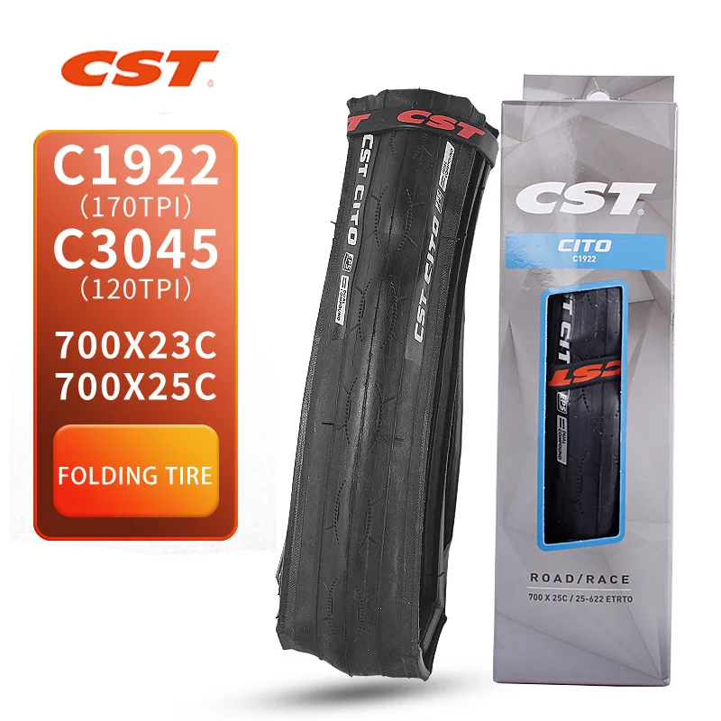 Фото Складная шина для шоссейного велосипеда CST 700C, детали для велосипеда C1922 C3045, устойчивая к ударам шина 700*23C 25C 170TPI, износостойкие велосипедные шины №1