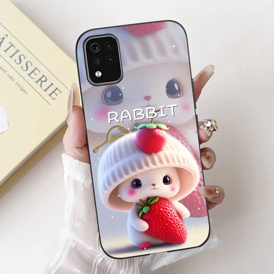 Фото Для LG K42 K52 K62 K62 + новый чехол для телефона с милым мультяшным цветочным принтом для LG K62 Plus K42 K52 (Бразильский), черный силиконовый мягкий чехол №5