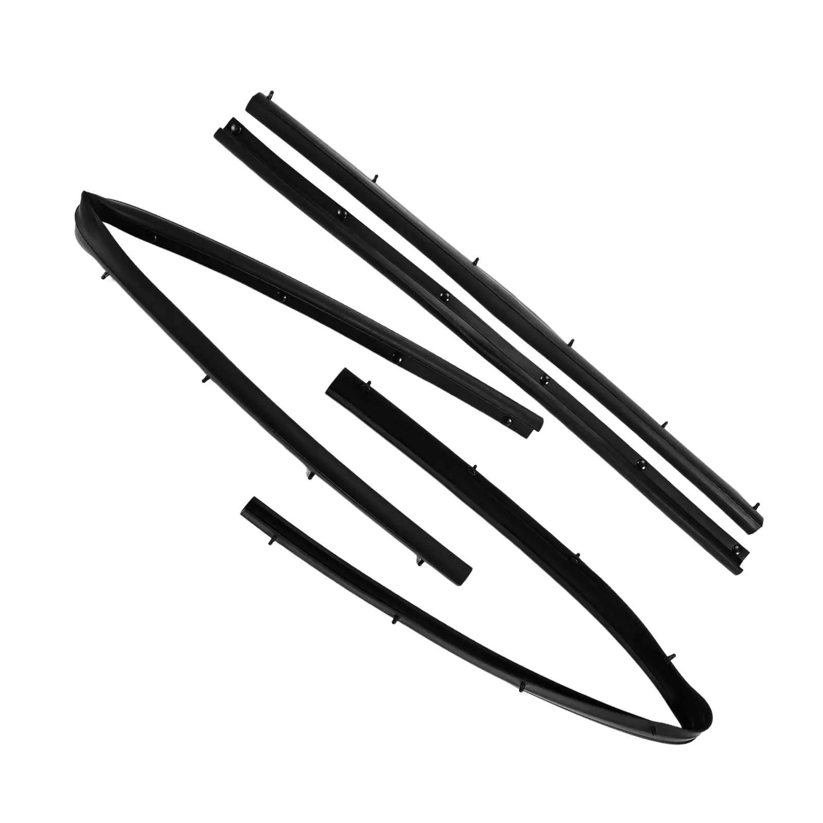 

Set of 4 Door Trim Seal Weatherstrip Kit 1C3Z-26253A24-A for Wear Resistance