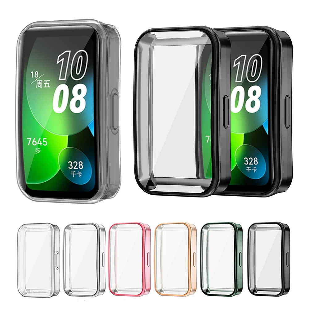 

Защитный чехол из ТПУ для Huawei Band 8, полноэкранная защитная оболочка, бампер
