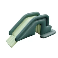 Детский надувной бассейн с горкой, купил на дачу, детям нравится#4