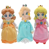 26cm video game super mario bros anime figures princess daisy peach rosalina cartoonplush dolls pendant toy kids girl xmas gifts