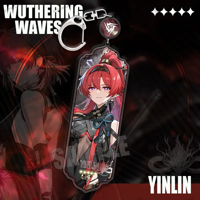 Фото Игра Wuthering Waves Zani Ciaccona Phoebe Cantarella Encore брелок для косплея акриловый брелок для ключей украшения для рюкзака подарок 6 см №5