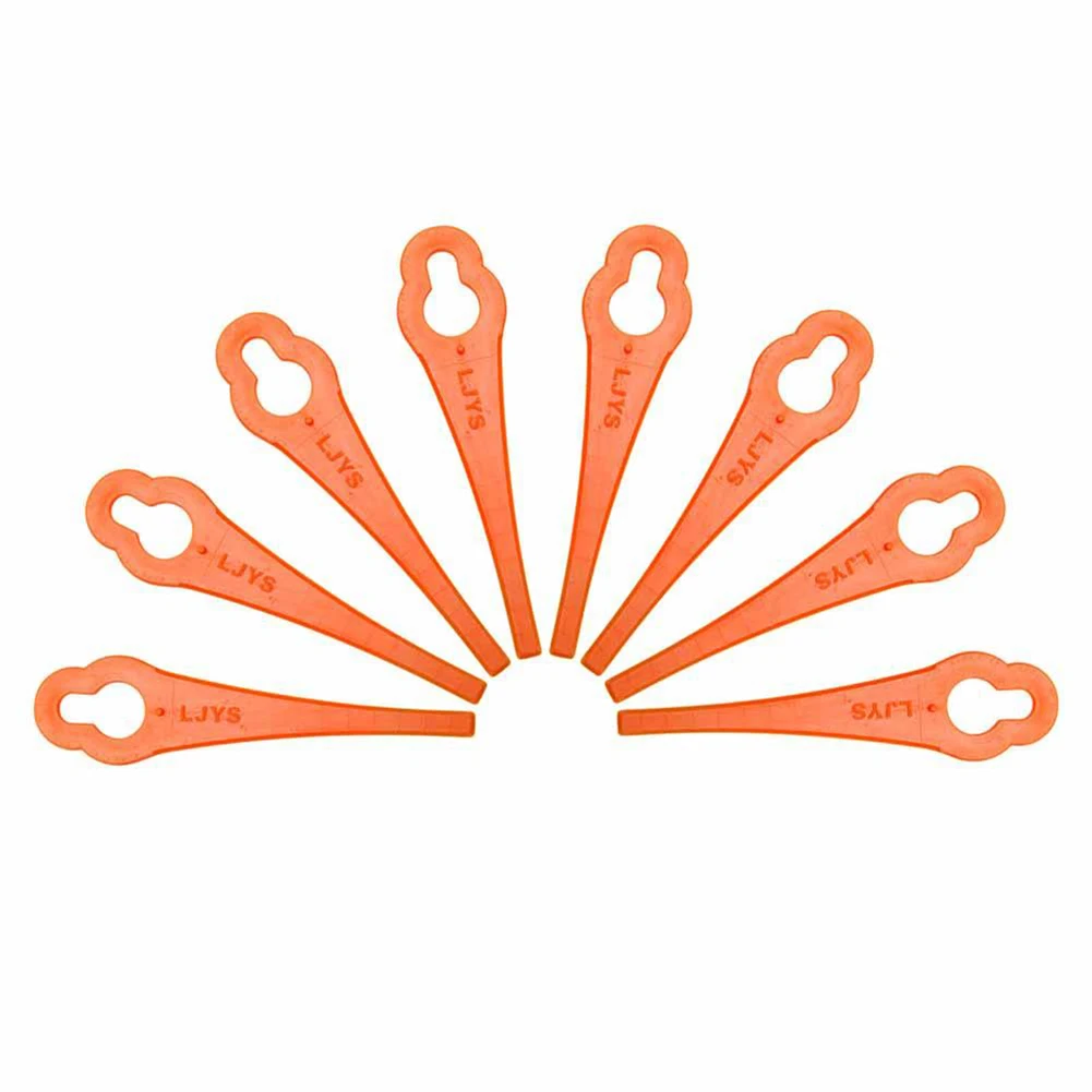 

Blade Plastic Blades 12*7mm 40pcs/set Clip On L85mm Lawn Mower Spare Parts
