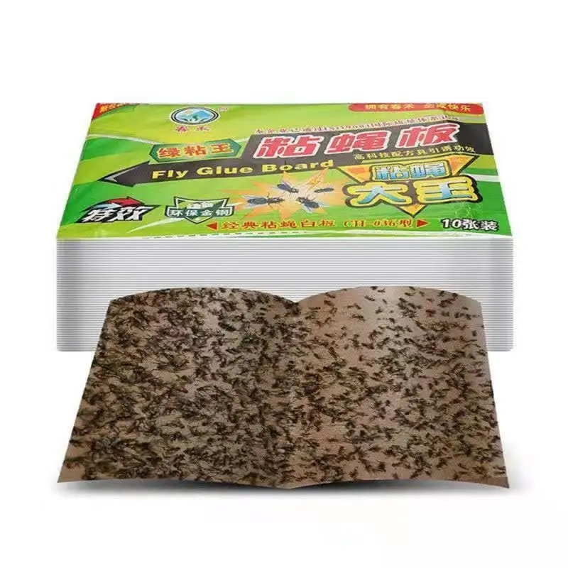 10 листов/пакет ловушки для мух клейкая доска насекомых двухсторонняя ловушка