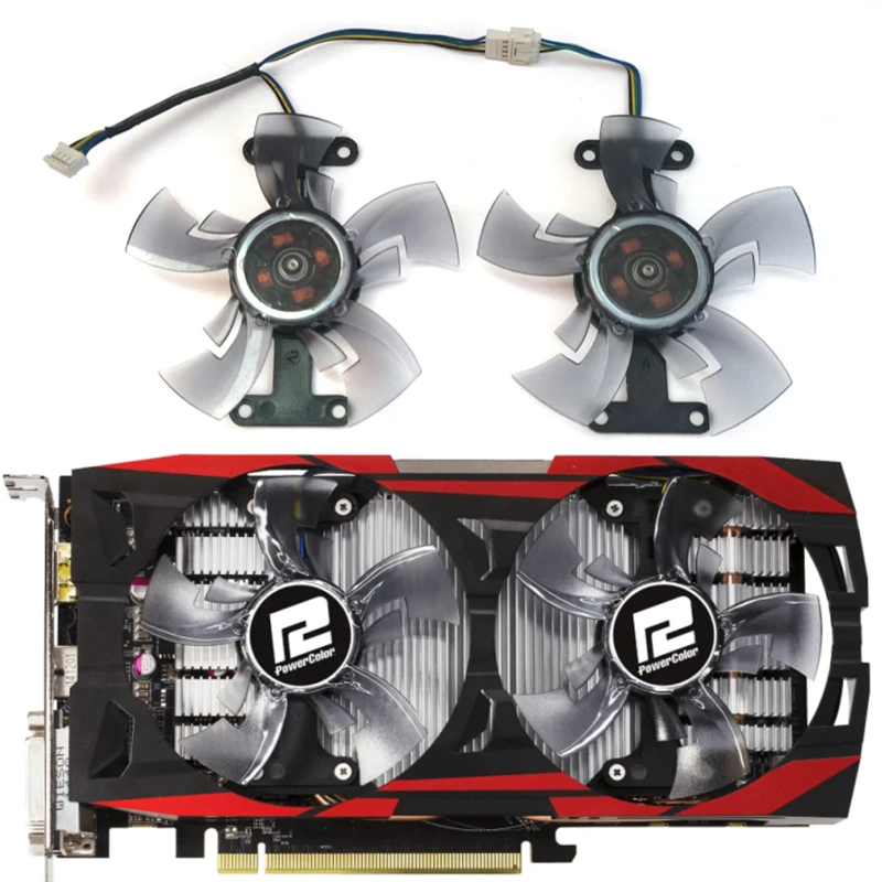 

NEW 1LOT 85MM 4PIN DC 12V 0.35A GA91O2H R9 270 GPU Fan，For Dataland R9 270 2G、R9 380 4G Graphics card cooling fan