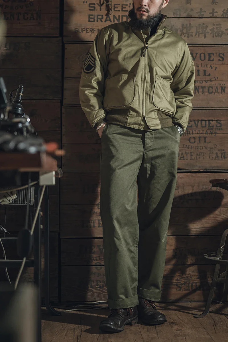 Бронсон 1-я модель Fury Танкерская куртка с нашивками Армейское полевое пальто на