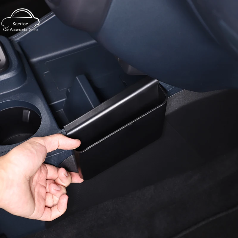 

For Ford Maverick 2022 ABS Car Center Console Right Storage Box Cell Phone Tray Glasses Box Interior Modification Accessories