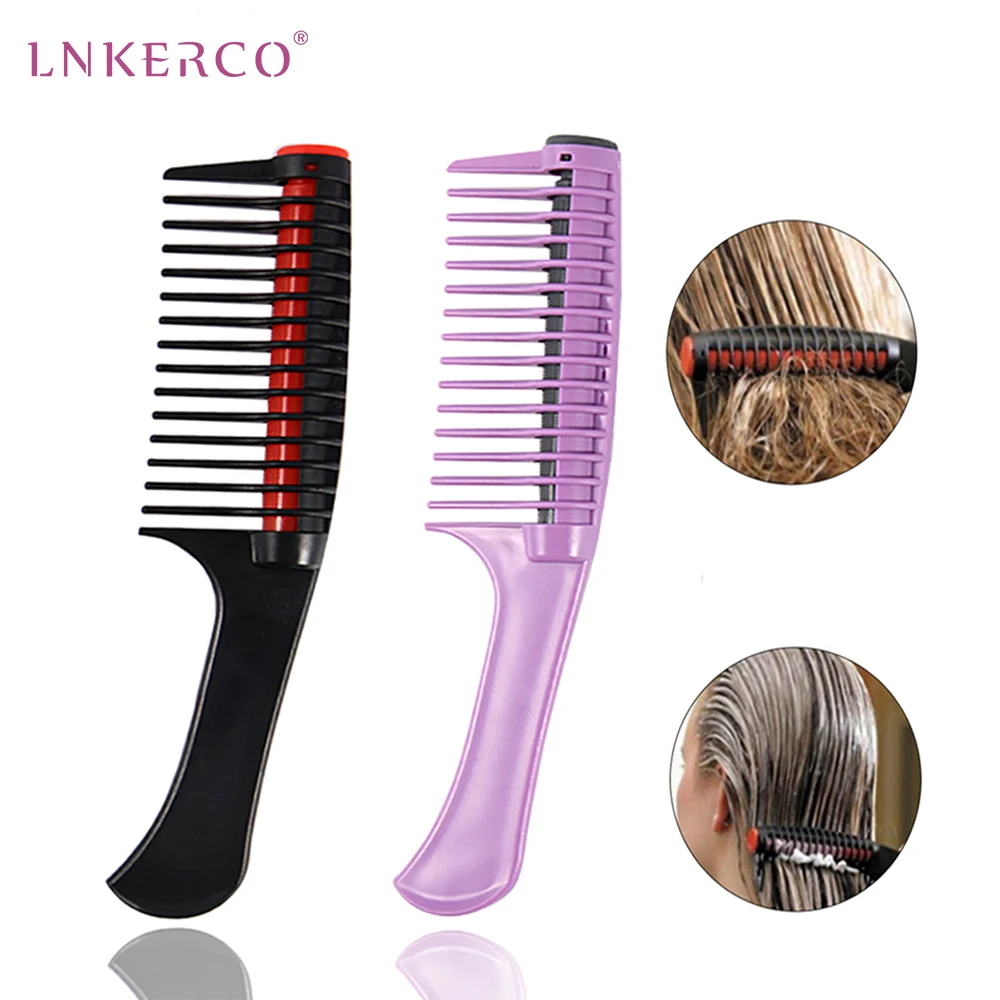 Расческа для волос Lnkero профессиональная с широкими зубьями расческа окрашивания