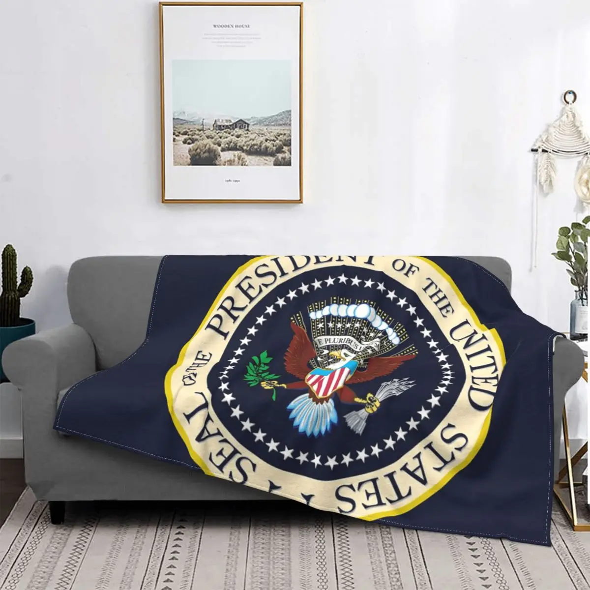 

Печать Президента одеяла покрывало для кровати клетчатый диван-кровать аниме плюшевое Флисовое одеяло плед на диван