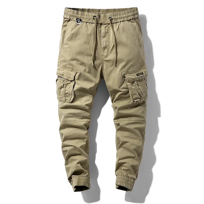 

Men Cargo Pants Casual Camo Multi Pockets Military Tactical Pants Man Hip Hop Joggers Streetwear Outwear Straigh Cotton Trousers