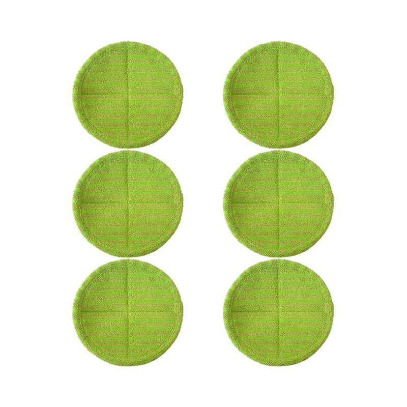

6 Pcs Replacement Pad For Cordless Electric Rotary Mop Sweeper Wireless Electric Rotary Mop Replacement Scrubber Pad