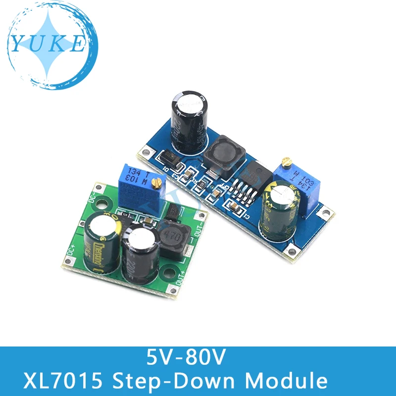 

XL7015 DC-DC converter Buck module 5V-80V wide voltage input 7005A LM2596