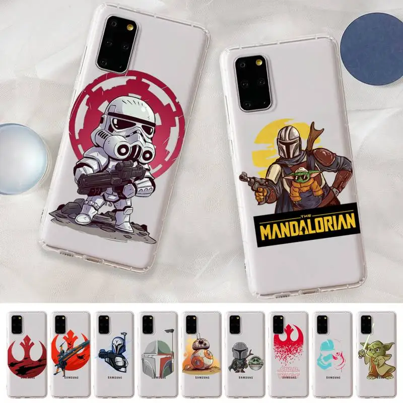 

Disney Star Wars Phone Case for Samsung A51 A52 A71 A12 for Redmi 7 9 9A for Huawei Honor8X 10i Clear Case