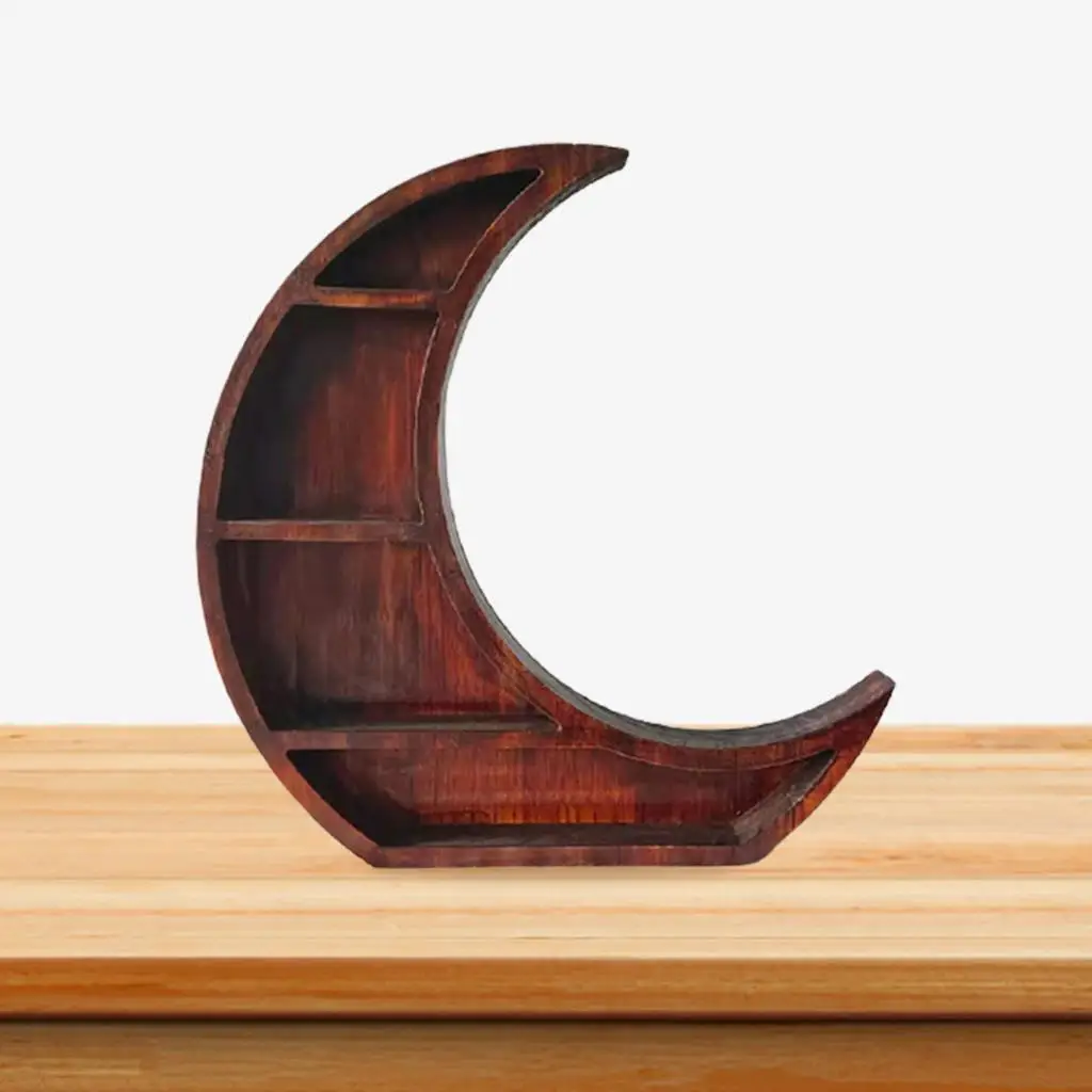 

Moon Shaped Storage Shelves Living Room Bedroom Decorative Holder Shelves