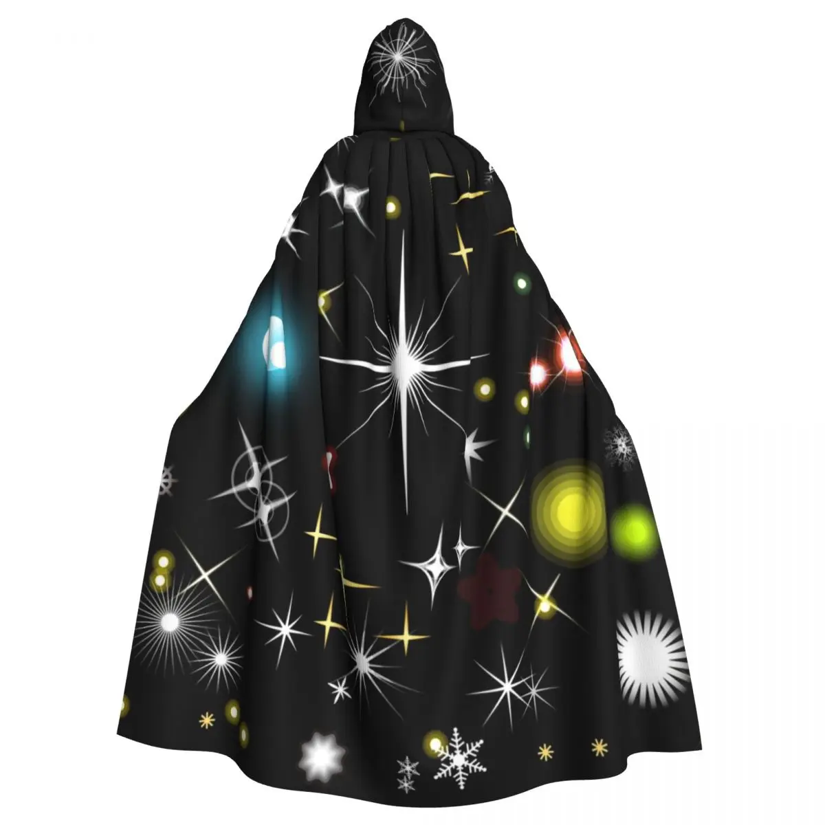 

Hooded Cloak Unisex Cloak with Hood Starry Sky Stars Cloak Vampire Witch Cape Cosplay Costume