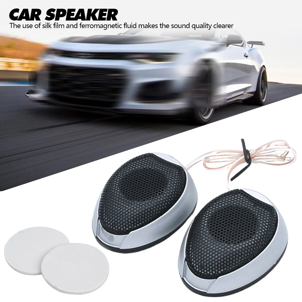 

2Pcs Car Subwoofer Audio Automotive Super Power Loud Stereo Tweeter Dome HIFI Tweeter Audio Stereo Sound Speakers Horn
