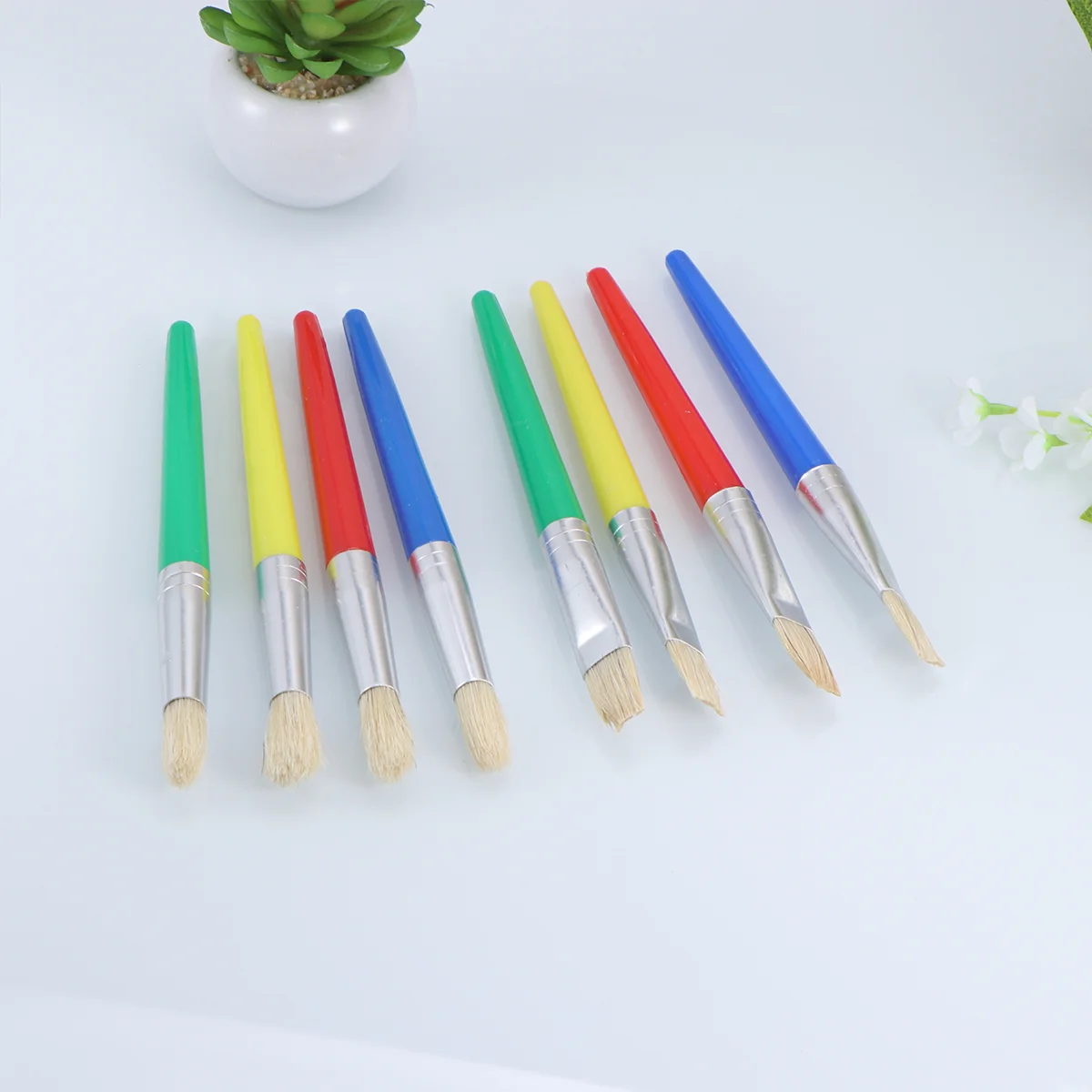 

8Pcs Brushes Nail Brushes Oil Painting Brush Artist Brushes Tempera Brushes
