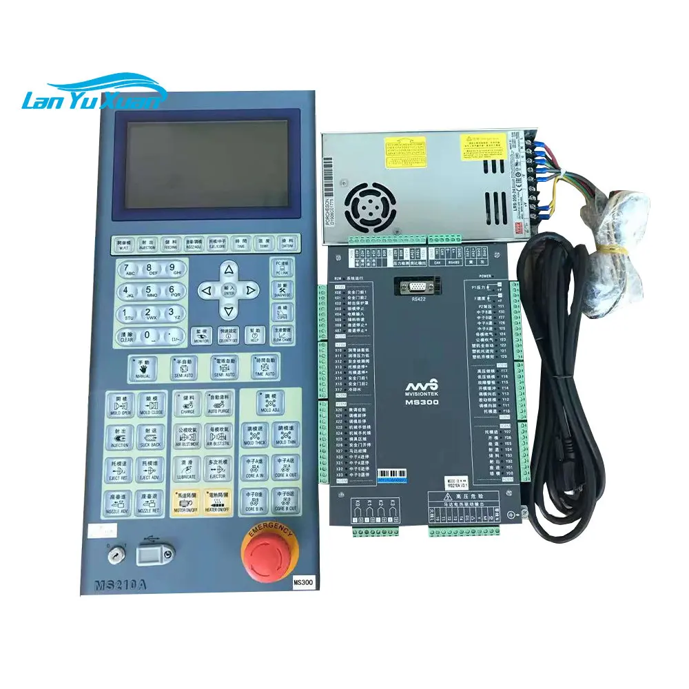 

PORCHESON MS210A controller with MS300 operation panel for injection molding machine PLC Industrial Controller