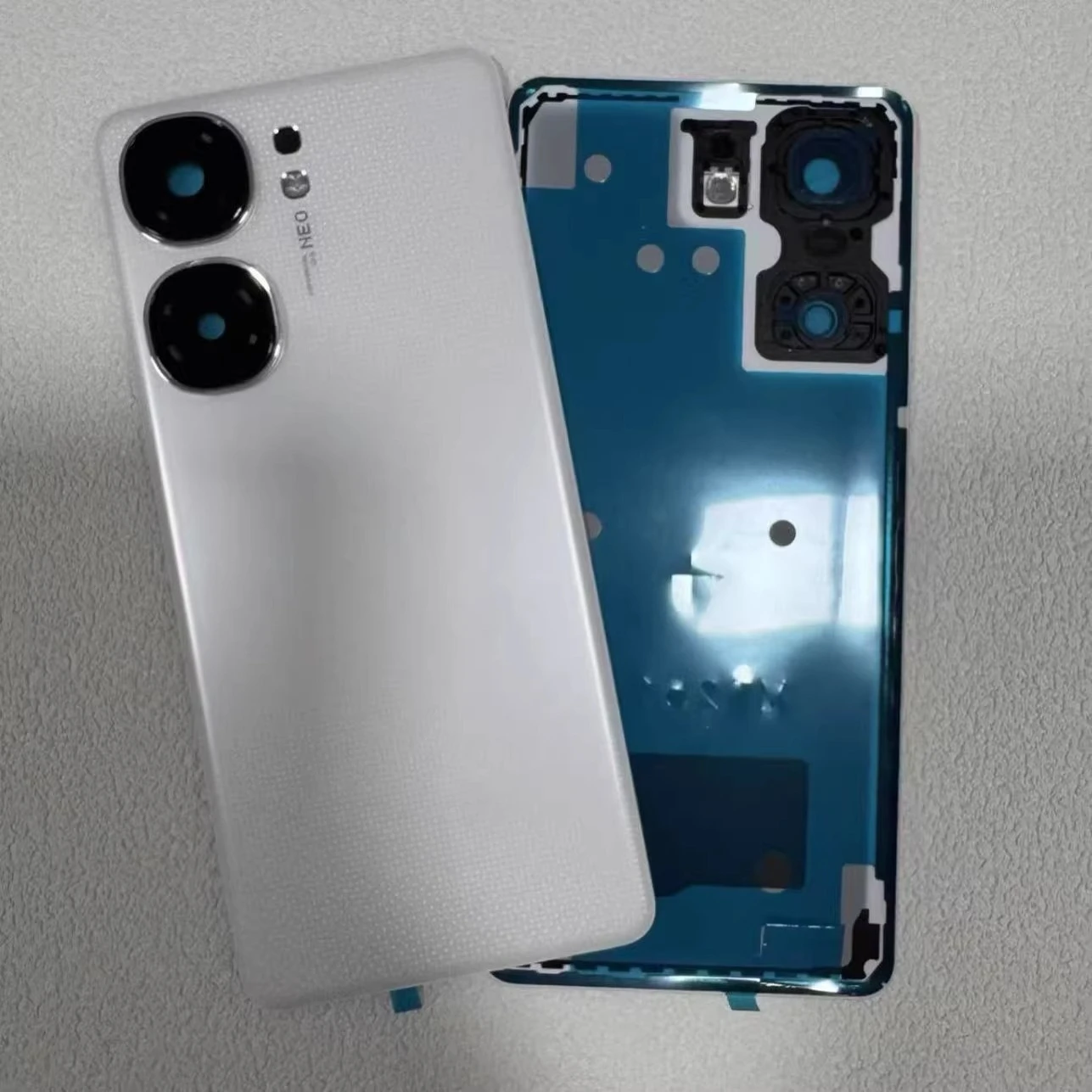 Фото Ремонтный комплект A+++ для Vivo iQOO Neo 9 Pro Neo9: задняя крышка корпуса, стеклянная задняя панель, корпус + линза камеры №1
