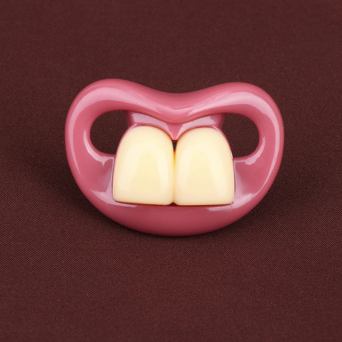

Baby Silicone Pacifier Gagtooth Shape Soother Funny Appease Rabbit Teeth Shape Pacifier Nursing Accessories