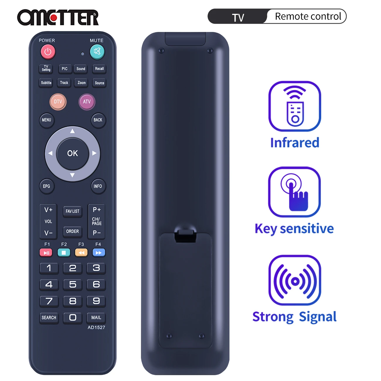 Новый пульт дистанционного управления AD1527 HJ-43 для Startimes TV DTV ATV