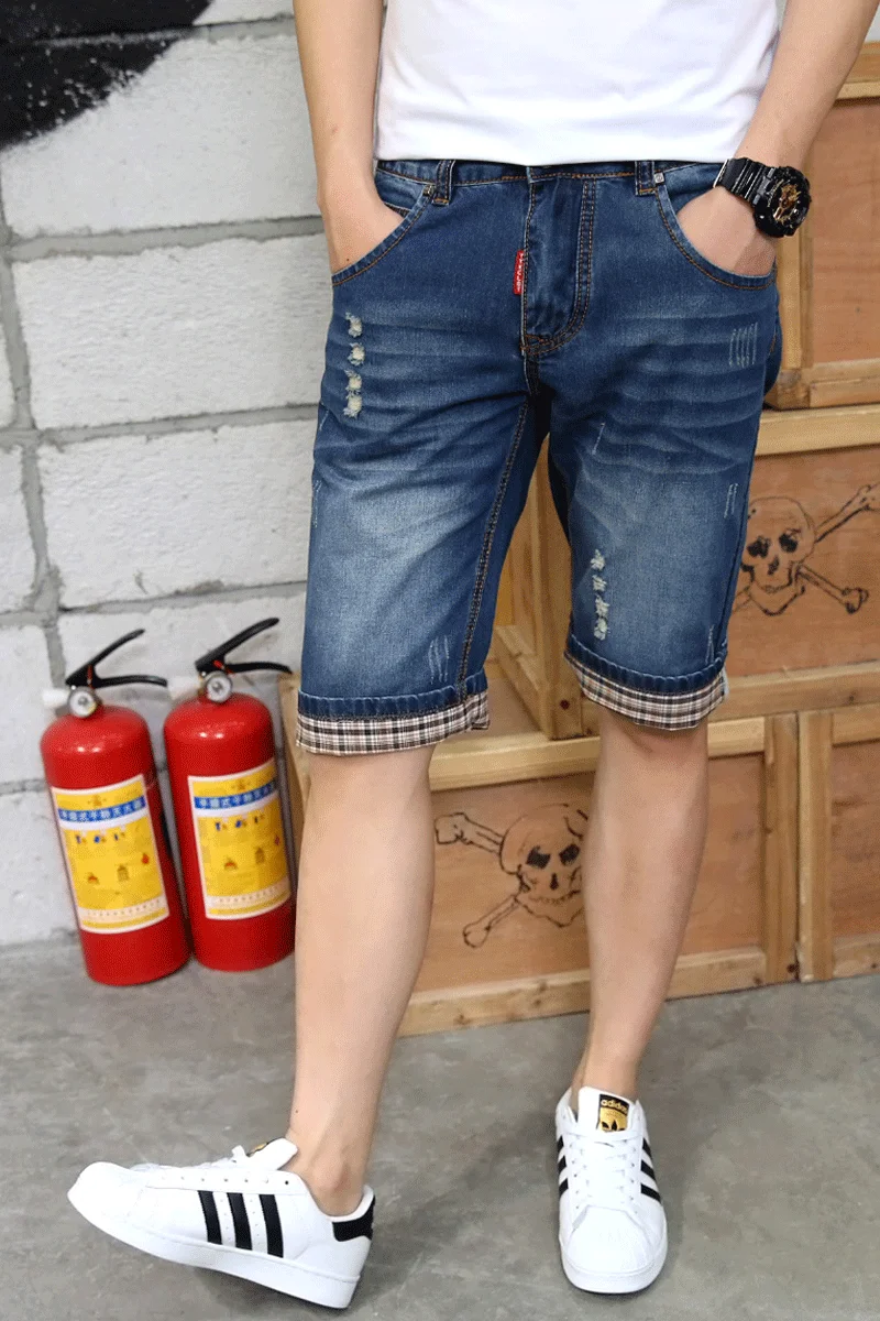 Короткие баскетбольные брюки для мужчин модная мужская одежда джинсы летние