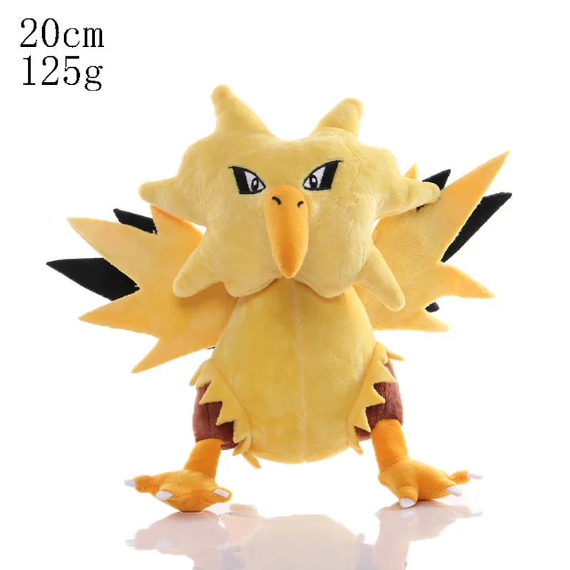 Pokemon Pikachu Ho-Oh плюшевая игрушка Hoothoot Plushies Pidgeotto Farfetchd Zapdos Torchic мягкая кукла игрушки