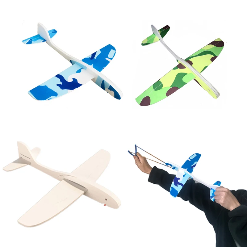 

Самодельный пенопластовый игрушечный летательный аппарат, катапульта, планер, модель самолета, граффити, игрушки для детей, для мальчиков, интерактивная игра на открытом воздухе