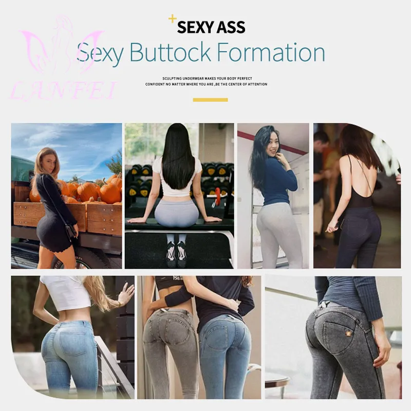 LANFEI Hip Enhancer Panties Fake Ass Pads Seamless Women Body Shaper Slim Shapewear Booty Pad Push Up Butt Lifter Pant Underwear