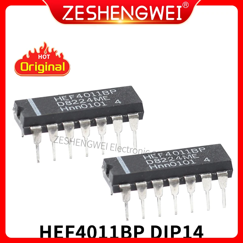 

5PCS HEF4011BP DIP-14 HEF4011B DIP Original And New Integrated Circuit In Stock