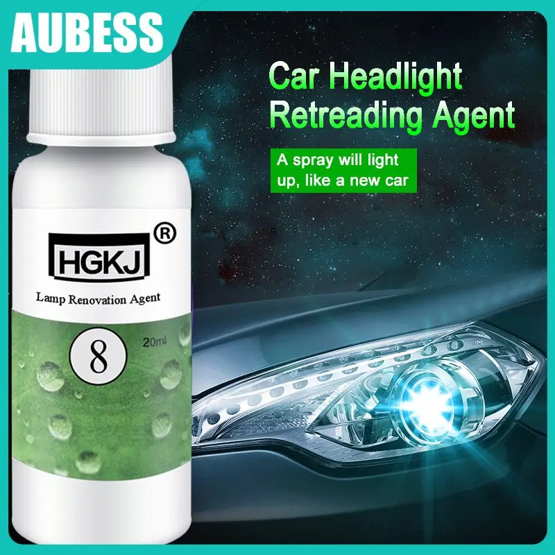 

Durable Car Headlight Retreading Agent Hgkj 24 Repair Fluid Portable Car Accessories Universal Car Polishing Repair Kit For Car