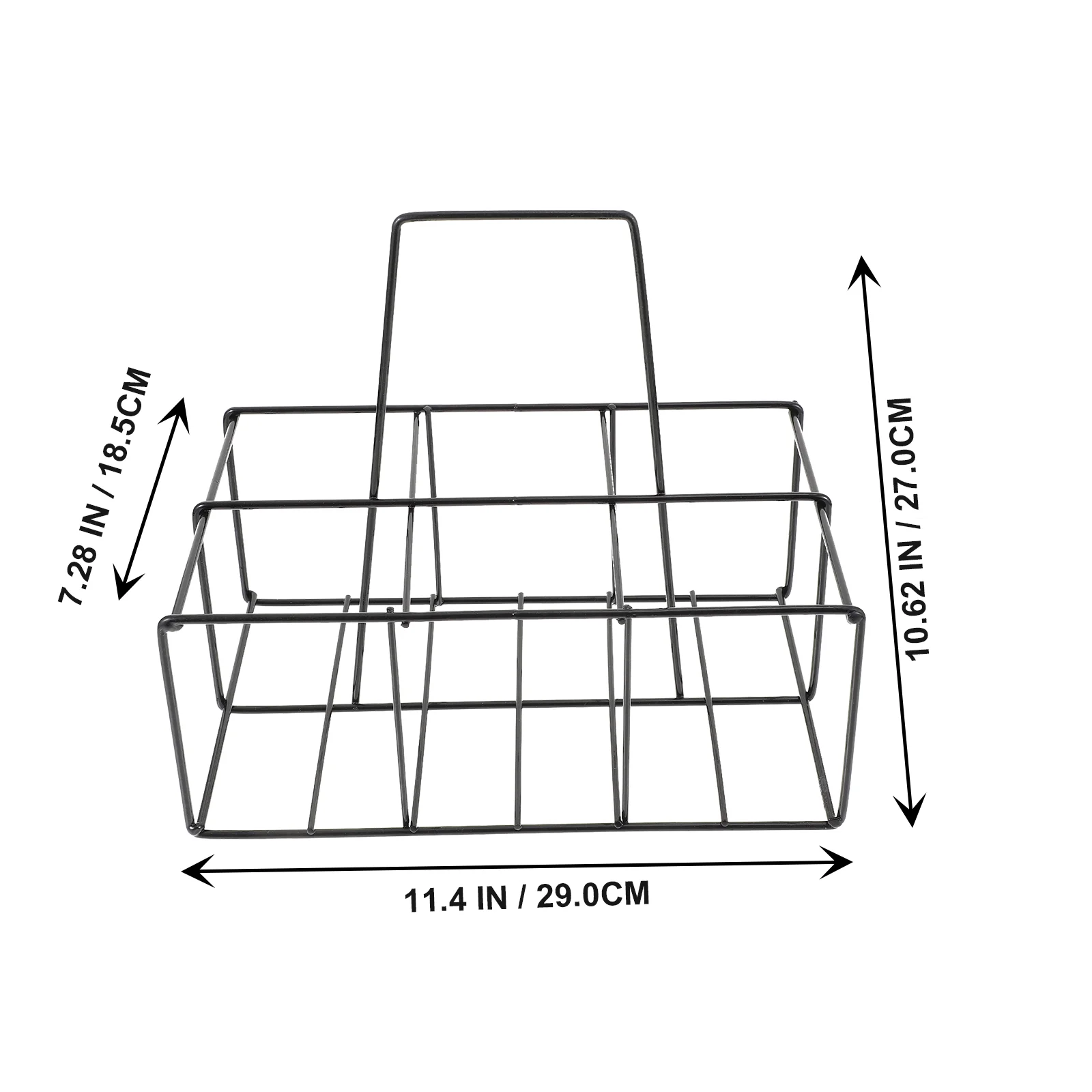 Корзина ручная подставка для пивных бутылок железный держатель с несколькими