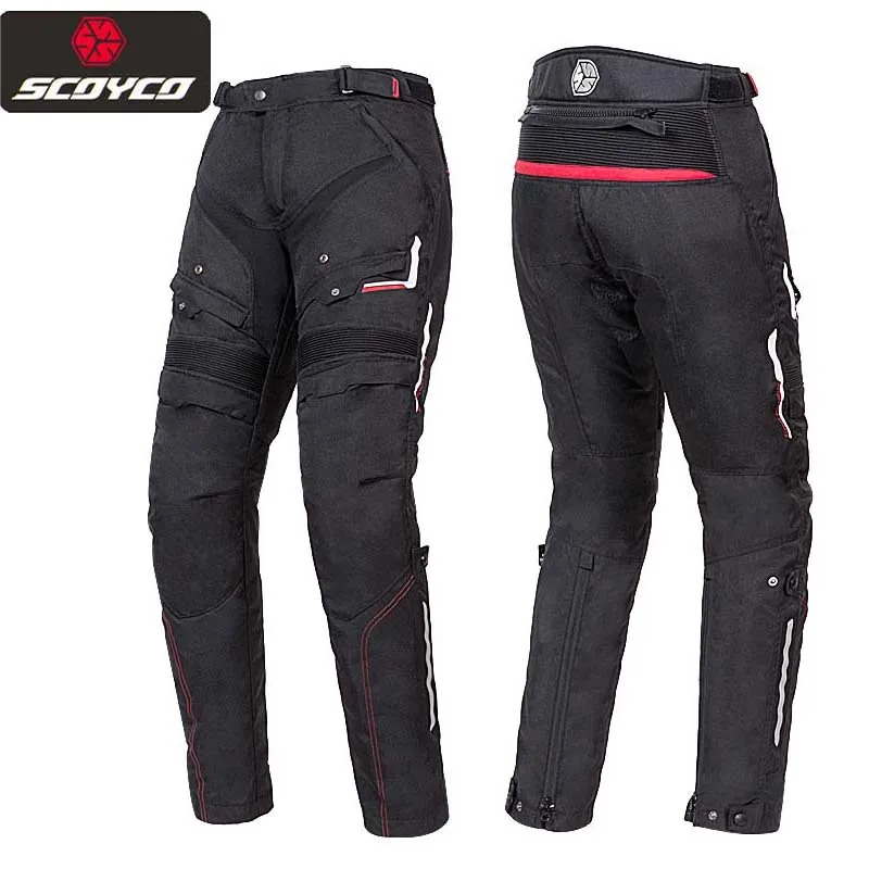 

Waterproof Winter Men's SCOYCO Motorcycle Pants Biker Windproof Trousers for Men 600D Oxford Wear-resisting Motocross CE Knee