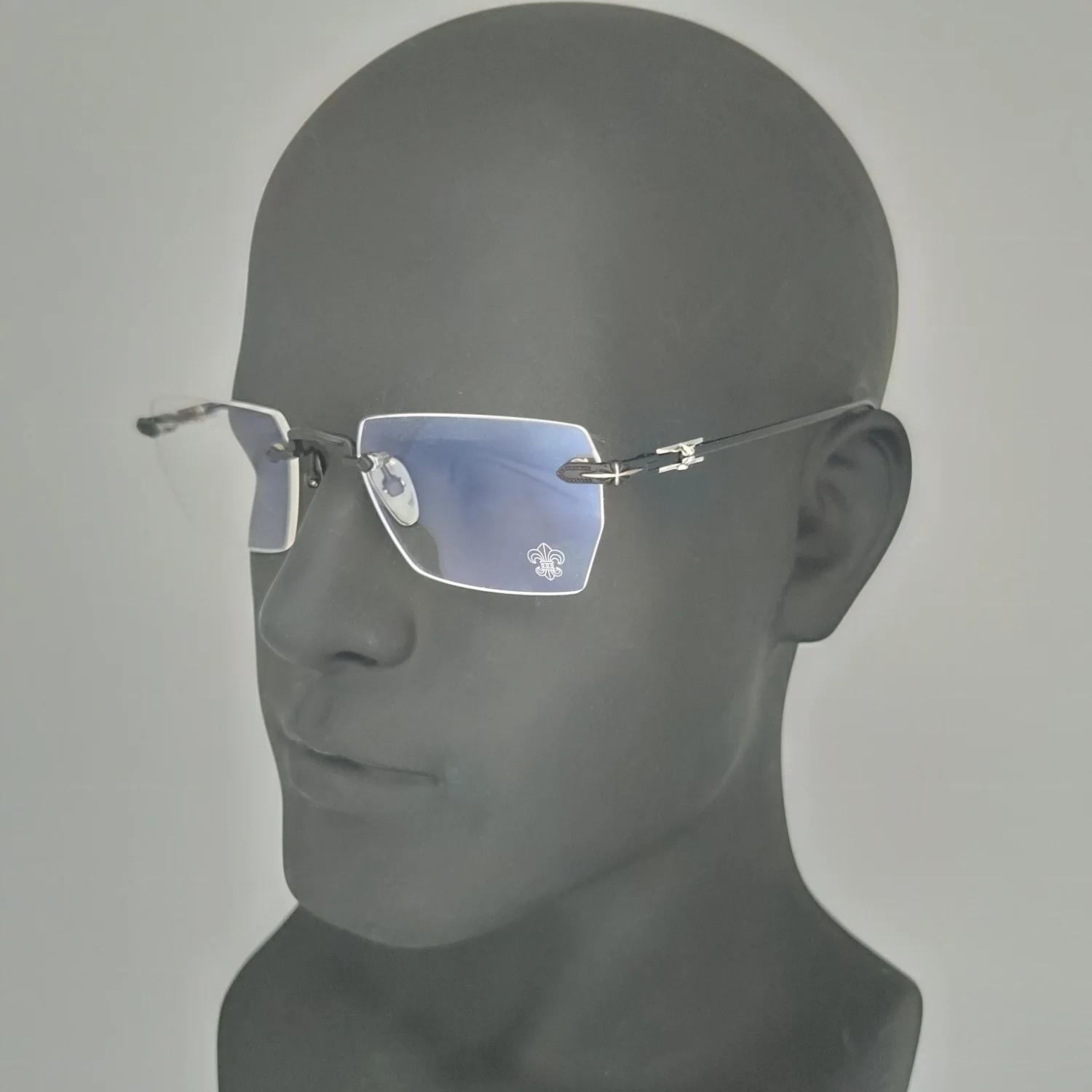 Титановые безрамочные очки NoEnName_Null