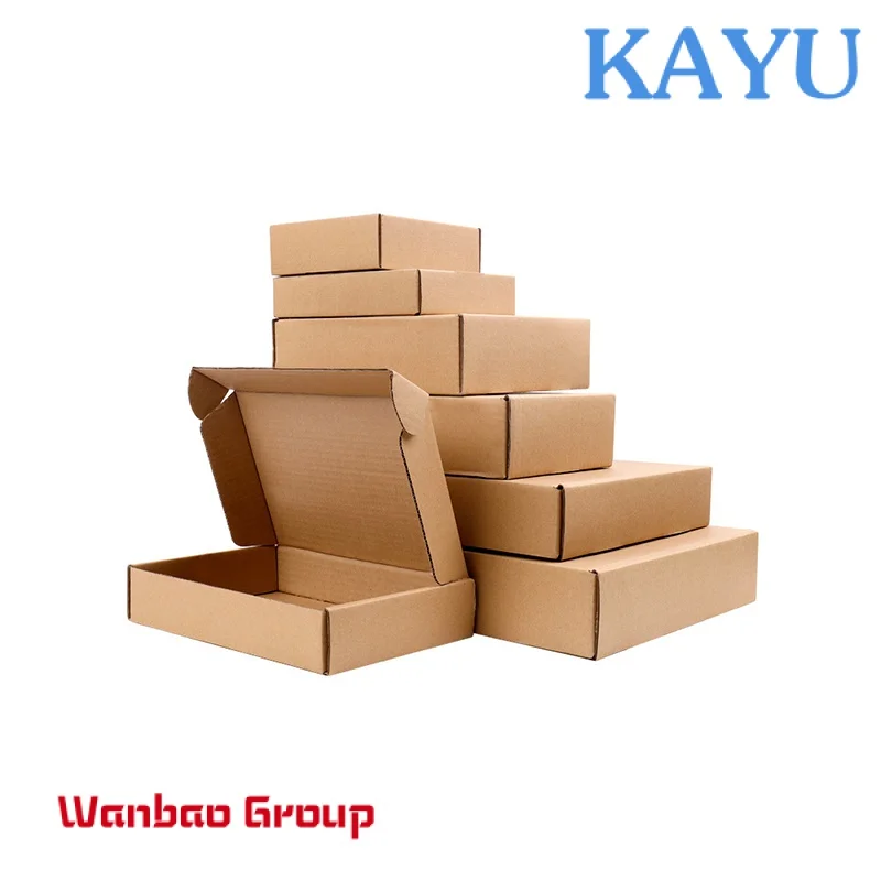 Custom printing gift kraft cardboard shipping carton mailer wholesale price paper package Box