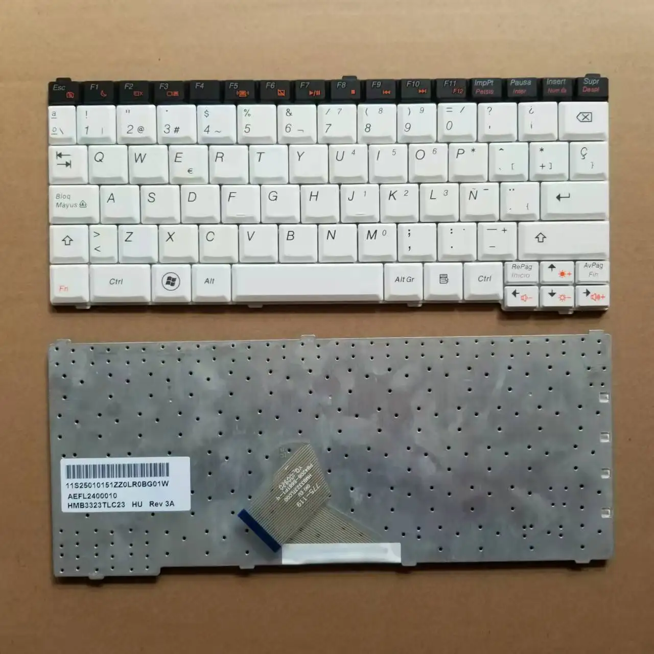 

Новинка для Lenovo ideapad S10-3T Series SP испанская клавиатура для ноутбука черный + белый