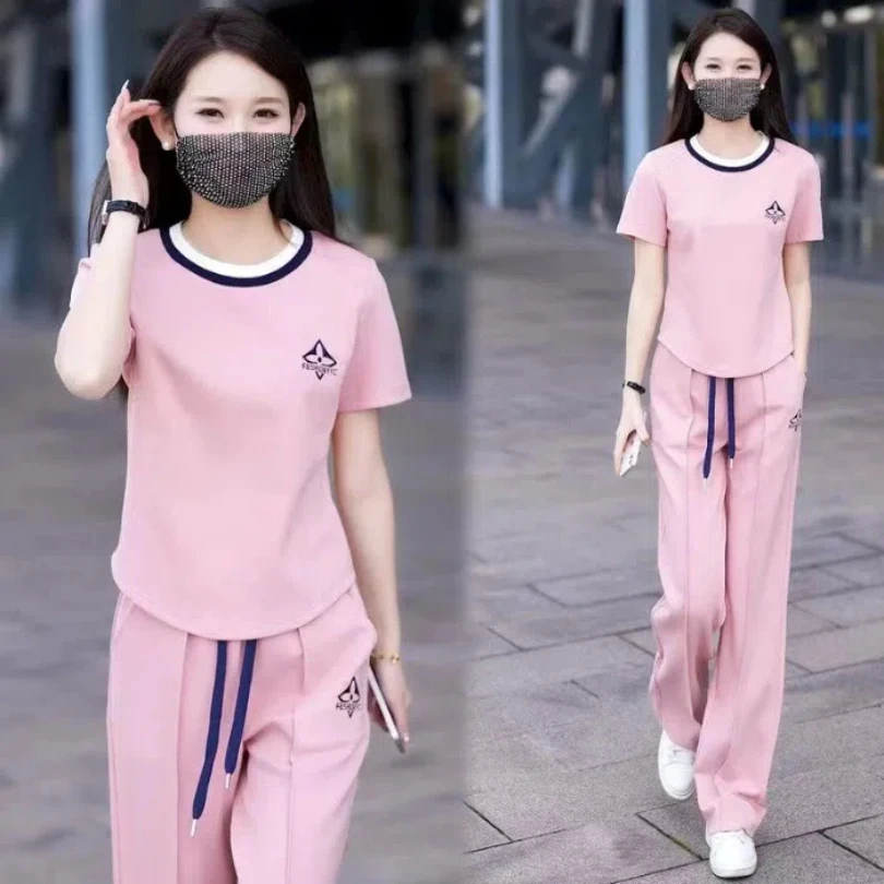 Комплект спортивной одежды для отдыха женщин Новинка Весна-Лето Модный и