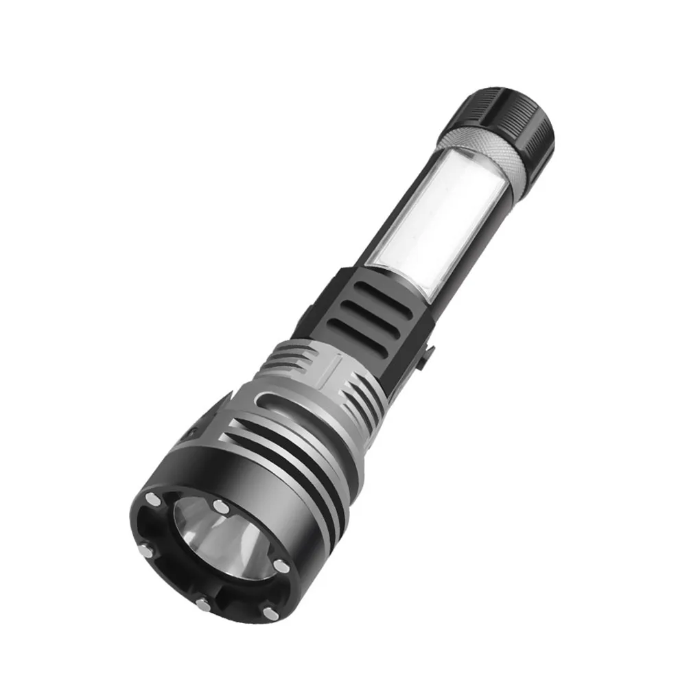 

Flashlight Adjustable Waterproof Portable Outdoor Night Riding Hiking Fishing Warning Hand Torch Lighting Lamp