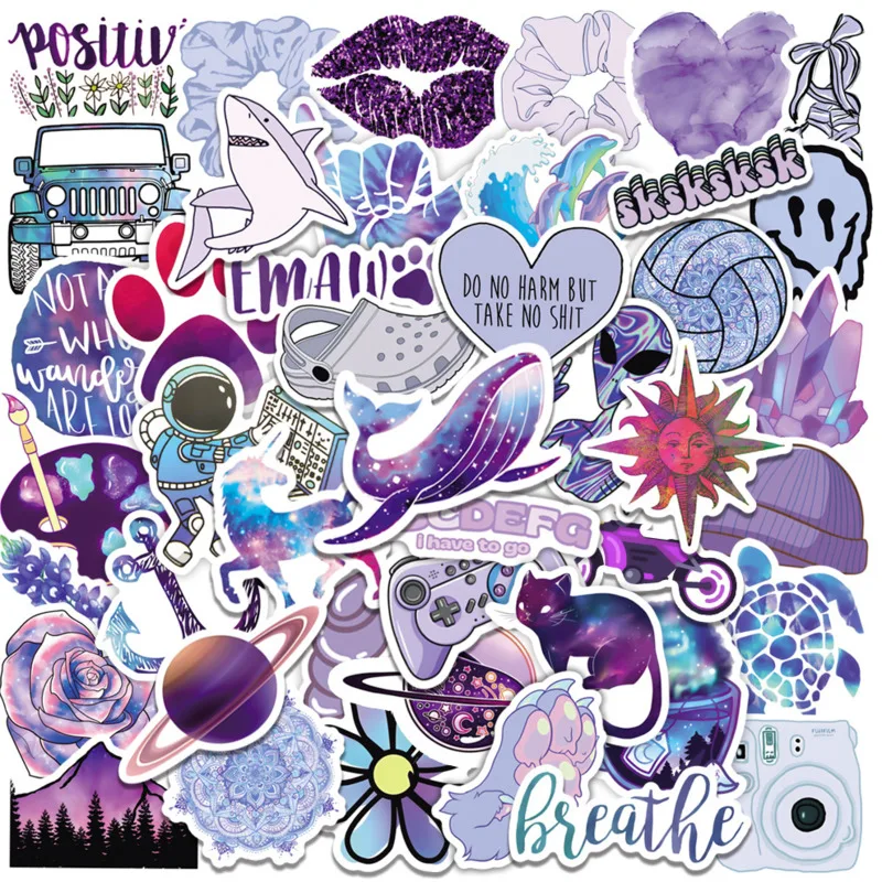 

Стикеры для ноутбука, скейтборда, телефона, бутылки с водой, велосипеда, 10/30/50/2x50 шт.